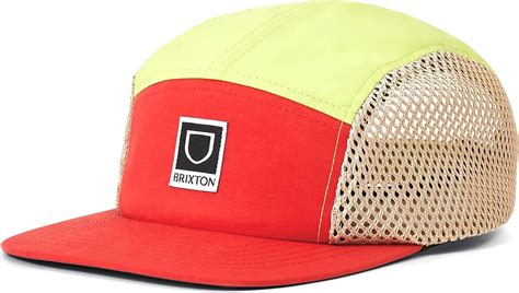 Buy Brixton Beta X LP Mesh Camper Cap Mens One Size Phoenix Orange ...