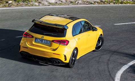 Mercedes-AMG A35 4Matic is a mid-level hot hatch from Mercedes