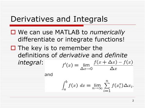 Image result for Integral Calculus in MATLAB