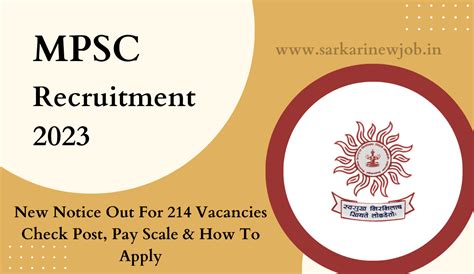 MPSC Posts Information 的图像结果