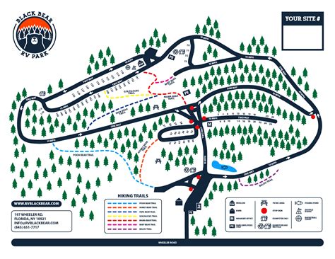 Park Map - Black Bear RV Park