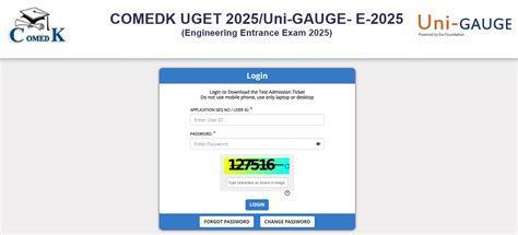 COMEDK UGET 2025 Admit Card (Out) - Download COMEDK UGET 2025 Hall ...