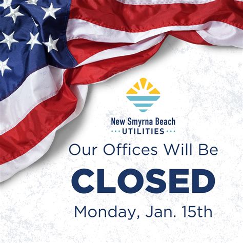 New Smyrna Beach Utilities on LinkedIn: Our offices will be closed on ...