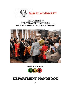 Fillable Online cauduboislegacy Department handbook - W. E. B. Du Bois ...