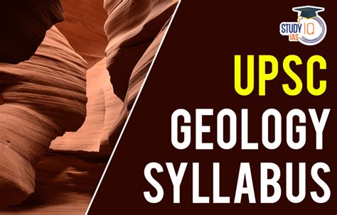 UPSC Geology Syllabus For IAS Mains 2023, Download Paper 1& 2 PDF