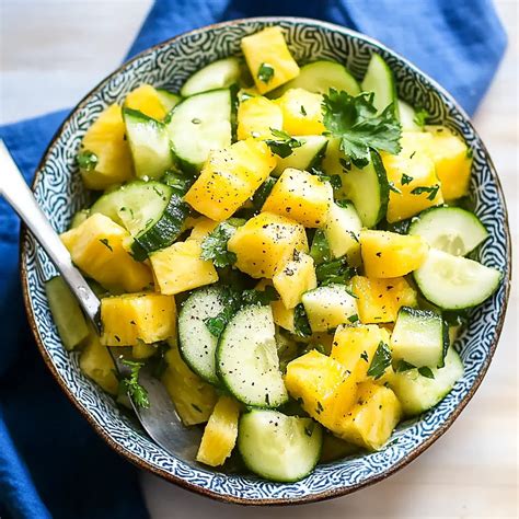 Pineapple Cucumber Salad