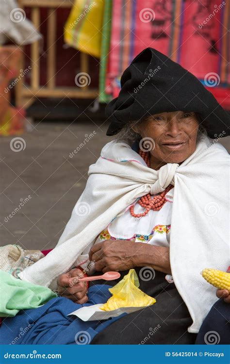 Woman from the Mestizo Ethnic Group in Otavalo, Ecuador Editorial Stock ...
