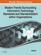 MODERN TRENDS SURROUNDING INFORMATION TECHNOLOGY STANDARDS AND ...