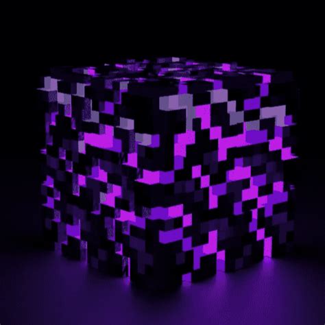 Image result for Minecraft Obsidian Block Transparent Background