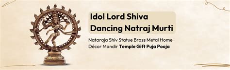 ARTVARKO Idol Lord Shiva Dancing Natraj Murti Nataraja Shiv Statue ...