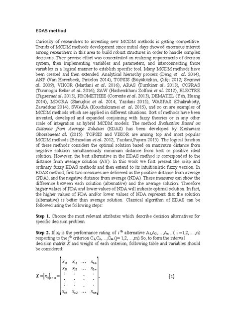 EDAS method - vsb vbff ncfjfdfdj - EDAS method Curiosity of researchers ...