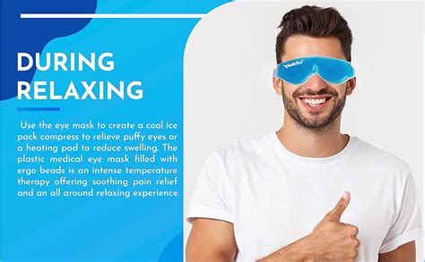 Health Max Tm Relaxing Gel Eye Mask, 1 Count : Amazon.in: Beauty