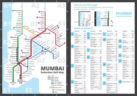 Mumbai Local Train Route Map 的图像结果