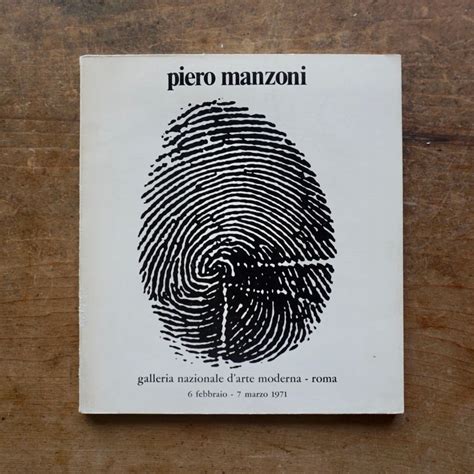 【絶版洋古書】ピエロ・マンゾーニ Piero Manzoni De Luca, Roma 1971 [310194369 ...