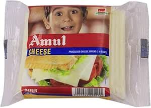 Amul Cheese Slice 200 Gm 10 Piece (Pack of 2) : Amazon.in: Grocery ...