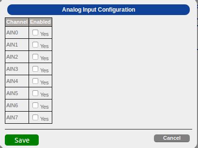 Analog Input Function 的图像结果