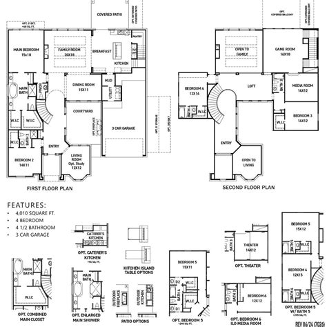 Venetian Floor Plan 70’ by New Home Builder Newmark Homes | Bridgeland ...