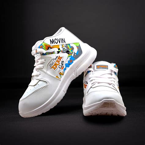 Movin Premium High Neck Sneaker for Kids – Green Comfort