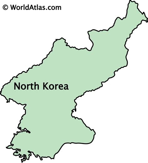 N Korea World Map