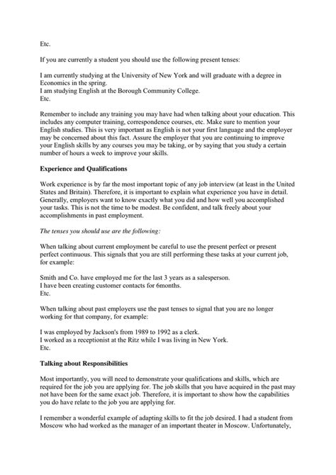 Image result for Employment Interview Example