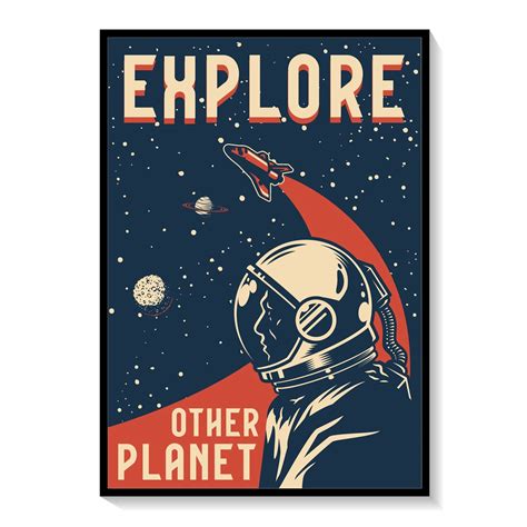 Explore Space Poster, Space Art: Buy Space Posters Online – Dessine Art