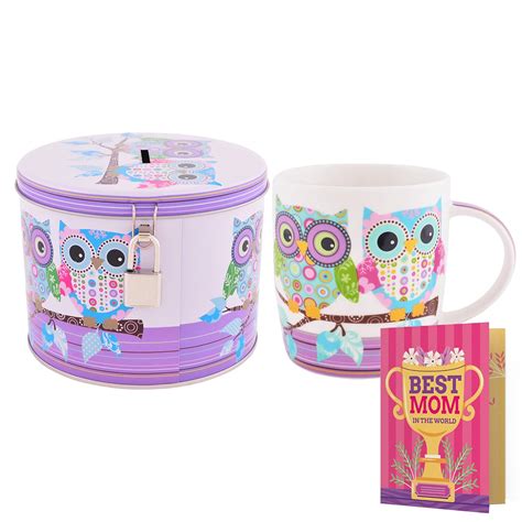 archies Mother's Day Wisdom Owl Printed Quirky 3D Coffee Mugs Mother's ...