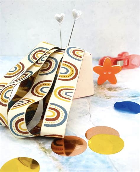 Webband Boho Regenbogen rohweiß | Eigenproduktion - Webband im Boho ...