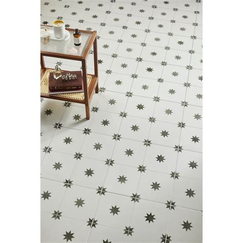 Star White Porcelain Wall and Floor Tile - 17 x 17 in. - The Tile Shop ...