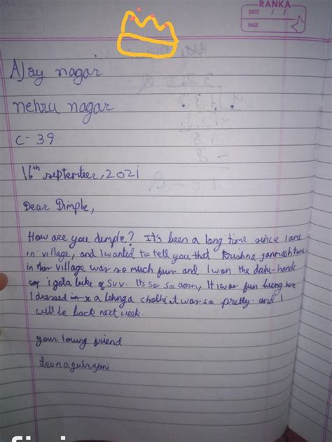 write a letter to your friend describing the joy of celebrating Krishna ...