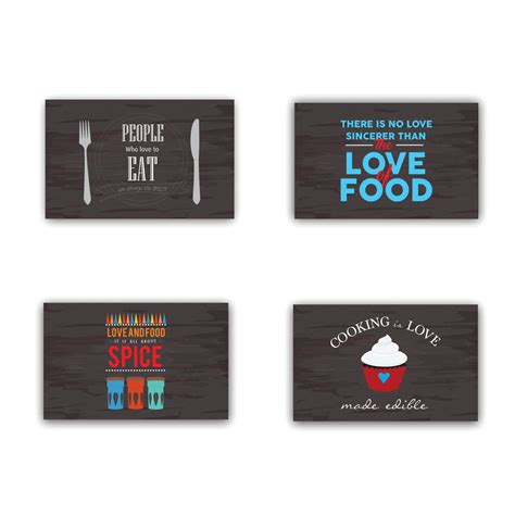 Buy TheYaYaCafe® Set of 4 Table Mats Cooking is Love Printed Canvas ...