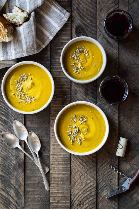 Pumpkin Squash Soup | Pumpkin bisque, Roast pumpkin, Pumpkin seeds