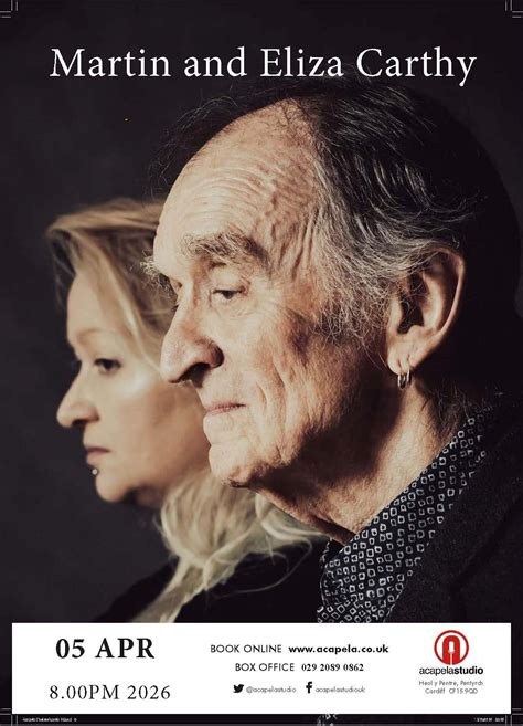 Martin Carthy & Eliza Carthy, Acapela Studios, Cardiff, 5 April 2026 ...