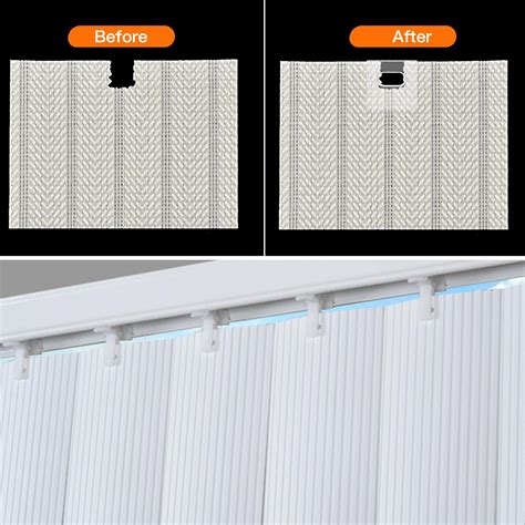 60 PCS (30 Sets) Vertical Blind Repair Tabs Of Blind Repair Kit