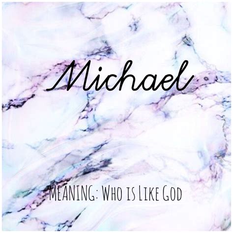 MICHAEL #Names #Michael #BabyNames | Names, Pretty names, Names with ...