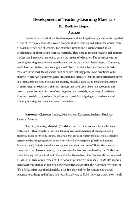 Image result for Development of Teaching-Learning Materials How to Design Teaching-Learning Materials