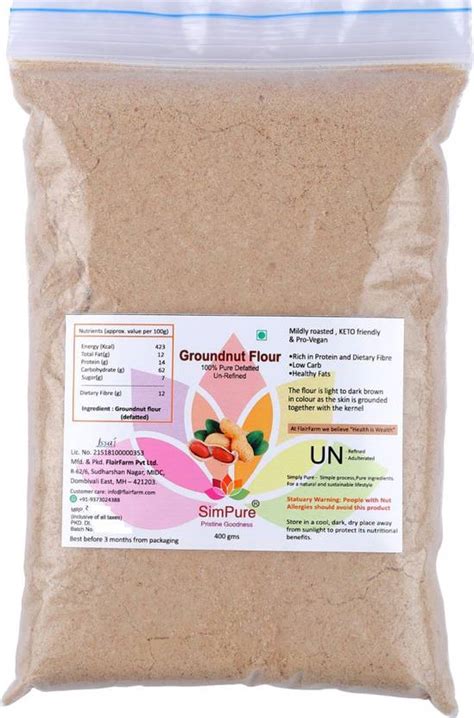 SimPure 100% Pure Defatted Groundnut Flour Price in India - Buy SimPure ...