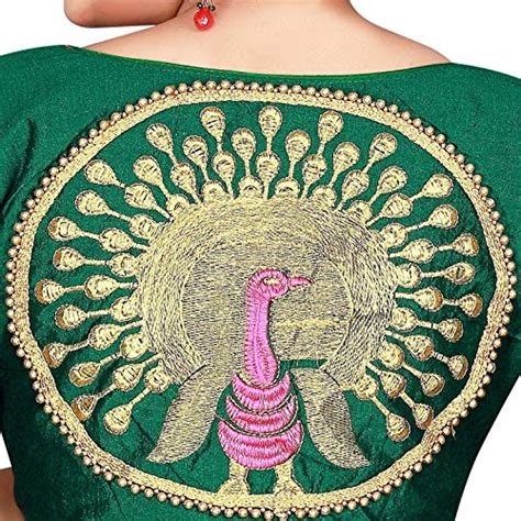 Buy STYLISH BELLA Women's Phantom Readymade Blouse (Green Colour - Free ...