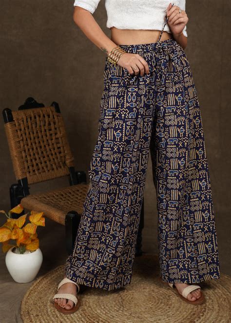 Smart Casual Animal Print Palazzo Pant – Sujatra