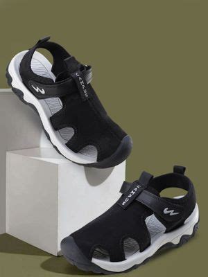 Buy Campus GC-22106 Black Mens Sandals Online