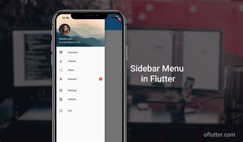 Flutter Menu 的图像结果
