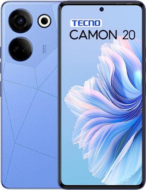 Tecno Camon 20 (Serenity Blue, 8GB RAM, 256GB Storage) | 16GB ...