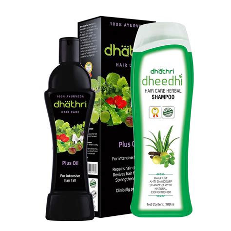 Buy Dhathri Hair Care Plus Herbal Oil | Ayurvedic hair oil for intense ...