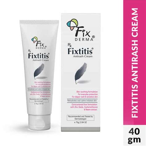 Buy FIXDERMA 15% ZINC OXIDE FIXTITIS ANTI RASH CREA | | DIAPER RASH ...