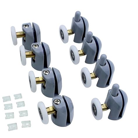 Buy KEABATH 8pcs Shower Door Rollers, Shower Glass Rollers Shower ...
