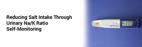 Reducing Salt Intake Through Urinary Na/K Ratio Self-Monitoring
