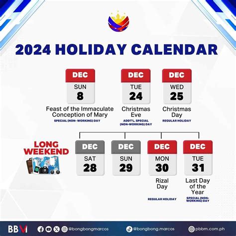 Marcos to Filipinos: Enjoy long weekends this 2024