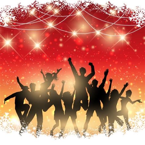 Background of christmas party | Free Vector