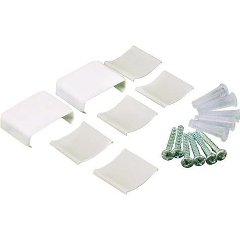 Legrand Wiremold Raceway Accessory Pack, Metallic, Plastic, White, For ...