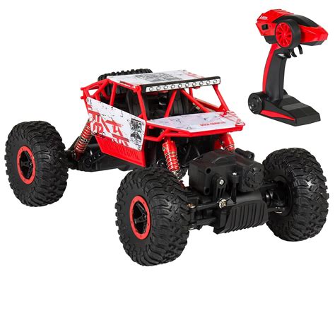 MKE 1:20 Hummer Rock Crawler Monster Truck Racing Car Rechargeable (Red ...