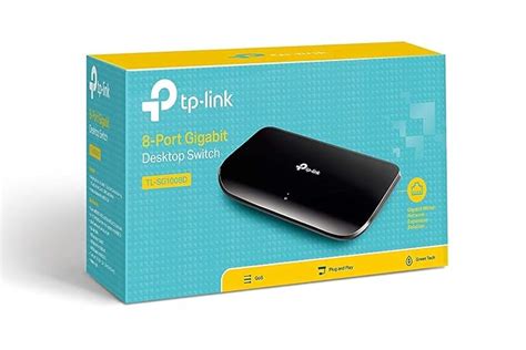 TP-Link 8-Port Gigabit Ethernet Unmanaged Switch | Plug and Play ...